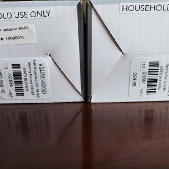 COPY - Williams Sonoma electric, rechargeable S&P… - Picture 2 of 3